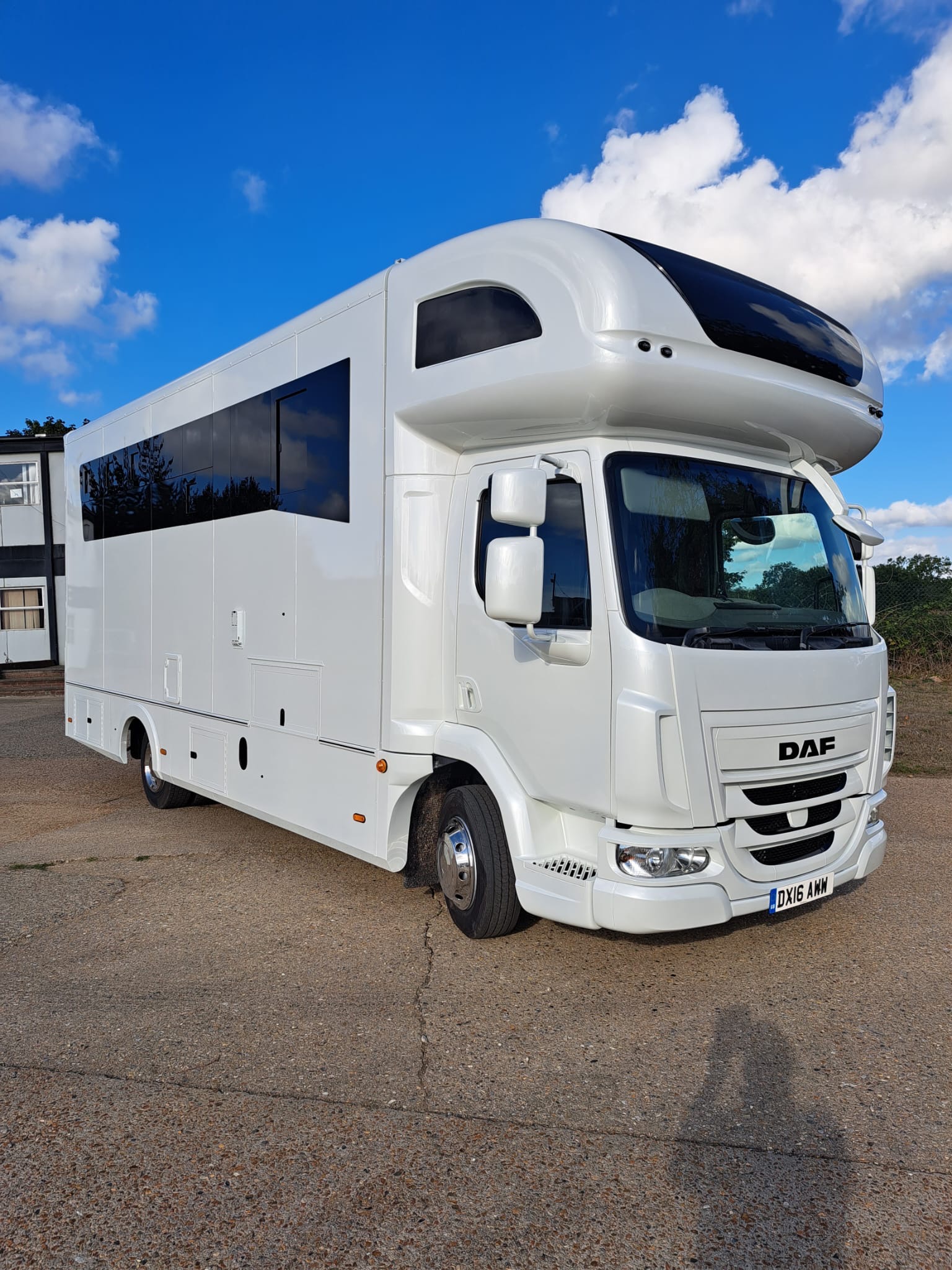 Commercial vehicle after accident repair